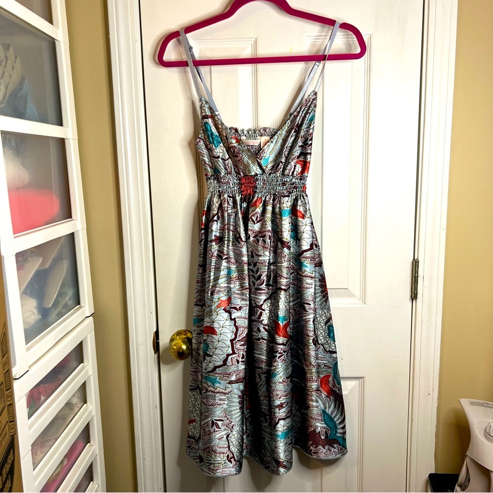 Derek Heart  Dress Medium  Sky Metallic Color Cute Cute Cute Sz Me…